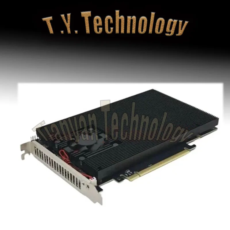 Image of PCIe 3.0 X16 PLX8747 auf 4-Port M.2 NVMe Solid State Drive Adapter Erweiterungskarte Mkey Nvme