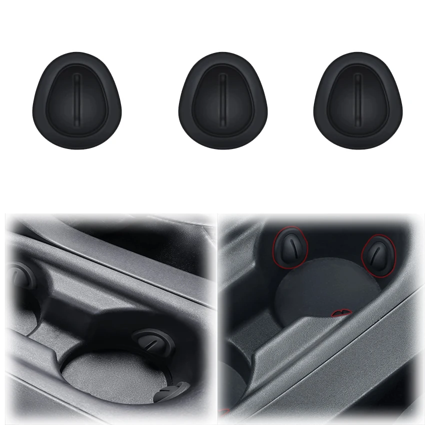 

Universal Car Cup Holder Insert Limiter Slot Slip Limit Clip Elastic Silica Gel Anti Shake Fixed Bottle Glass Cup Drink Holders