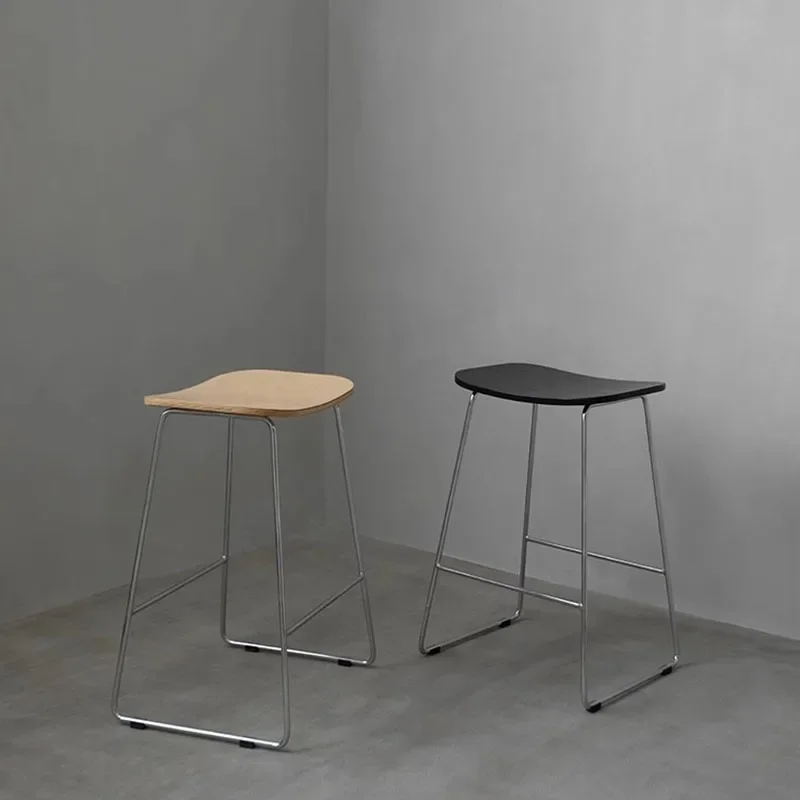 Tabourets de bar minimalistes pour chambre à coucher, maquillage unique, designer, luxe, salon, comptoir, meubles de cheminée