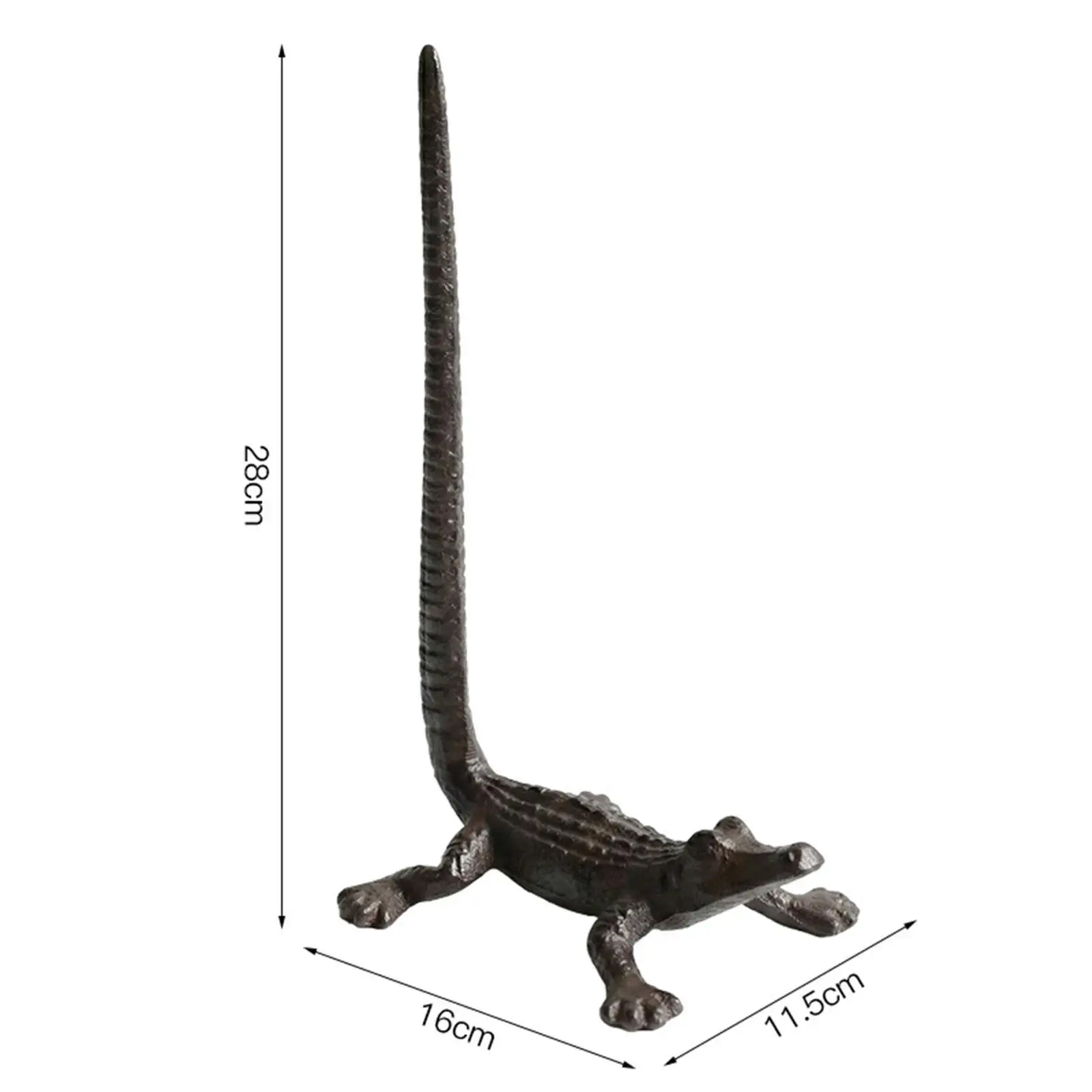 Alligator Paper Towel Holder Stand Sturdy Professional Practical Decorative