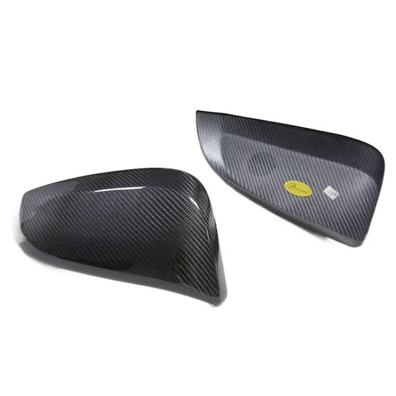 

Suitable for Toyota Highlander HLGHLADER RAV4 Dry Carbon Fiber Adhesive Rearview Mirror Cover