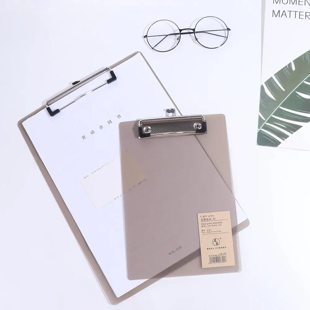 With Low Profile Gold Clip A4 A5 A6 File Folder Document Folder Writing Tablet Writing Clipboard Writing Sheet Pad Writing Pad