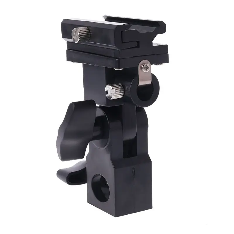 Photo Flash Adapter Hot Shoe Swivel Mount Light Stand Bracket B Umbrella Holder Drop Shipping