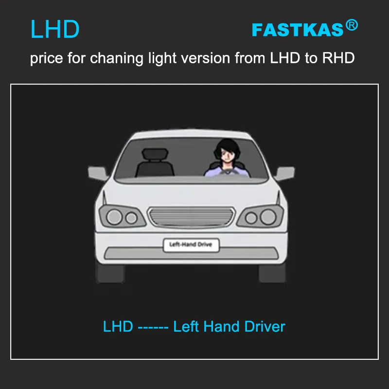 Extra Cost for Upgrade Headlight Light from LHD to RHD ( RHD means Right Hand Drive )
