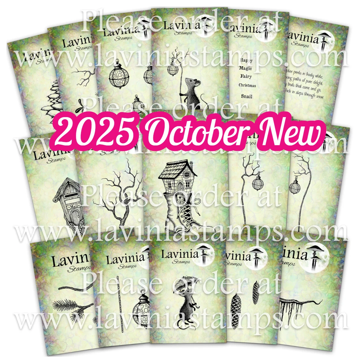 2025 octobre nouveaux timbres Lavinia la faelight chroniques Collection timbres tampon en Silicone bricolage Scrapbooking coupe carte de voeux matrices