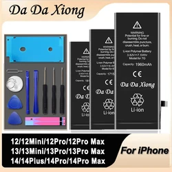 Batería de alta calidad de ciclo cero para iPhone 14, 13, 12 PRO MAX, Mini, 12Mini, 12 PRO, 13Mini, 13PRO MAX, 13PRO MAX, 14PRO MAX, 2024