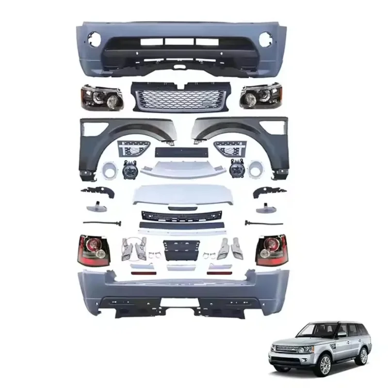 

High Quality Front & Rear Auto Body Parts Kit Includes Bumper Head Lamp Fender for 2005-2013 for for Range Rover