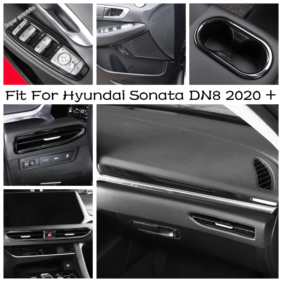 

Central Air AC Vent Warning Light Lamp / Door Speaker / Window Lift Cover Trim For Hyundai Sonata DN8 2020 - 2023 Accessories