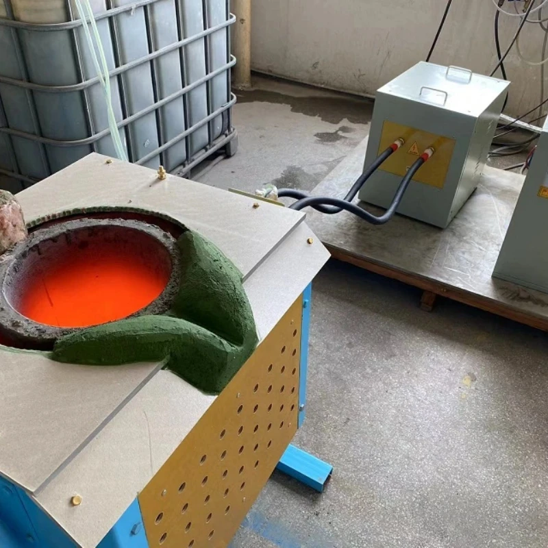 1kg 2kg 5kg 10kg Induction Melting Furnace Gold Silver Copper Iron Smelting Furnace
