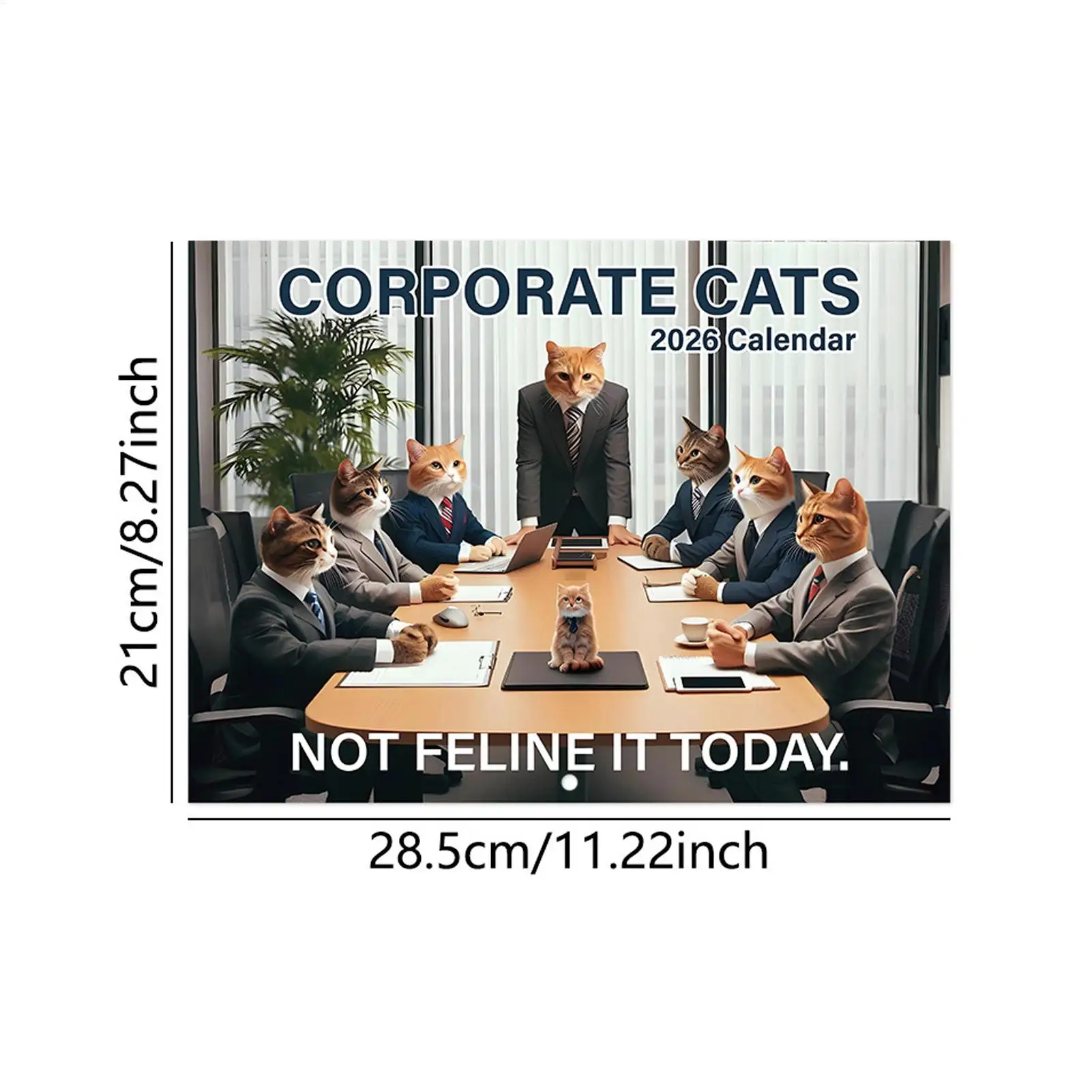 Calendario per gatti 2026 Calendario da parete verticale per gatti 2026 Design per gattini aziendali Organizzatore per agenda familiare per scrivania Cucina da tavolo
