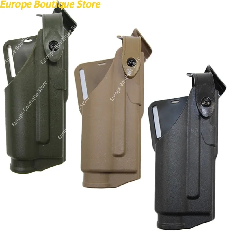 Waist Hanging Lighting Device Carrier Adjustable Belt Clip Outdoor Training Storage Bag
