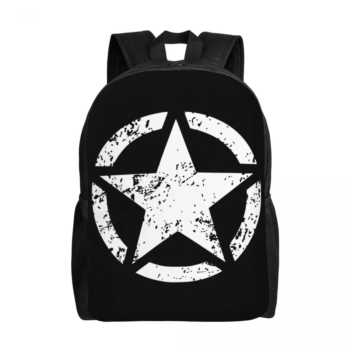 Custom 3D Printing Military Tactical Army Star Backpacks for Girls Boys College School Travel Bags Bookbag Fits 15 Inch Laptop