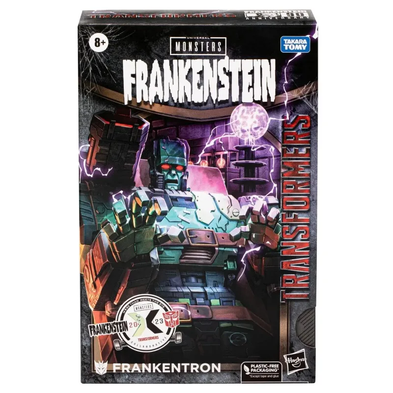 Original Takara Tomy Transformers Collaborative Universal Monsters Frankenstein Frankentron Action Figure Ornaments Hobbies Toys