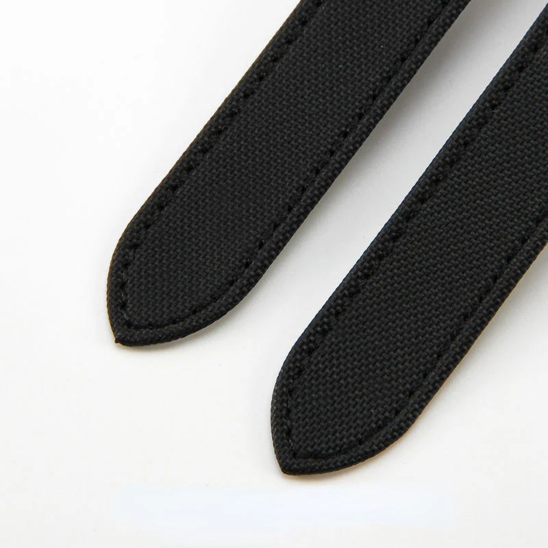 Nylon Watch Strap for Cartier Tank Must Black Knight London Waterproof Sweat-Proof Canvas Watchband Accessories 18mm 20mm