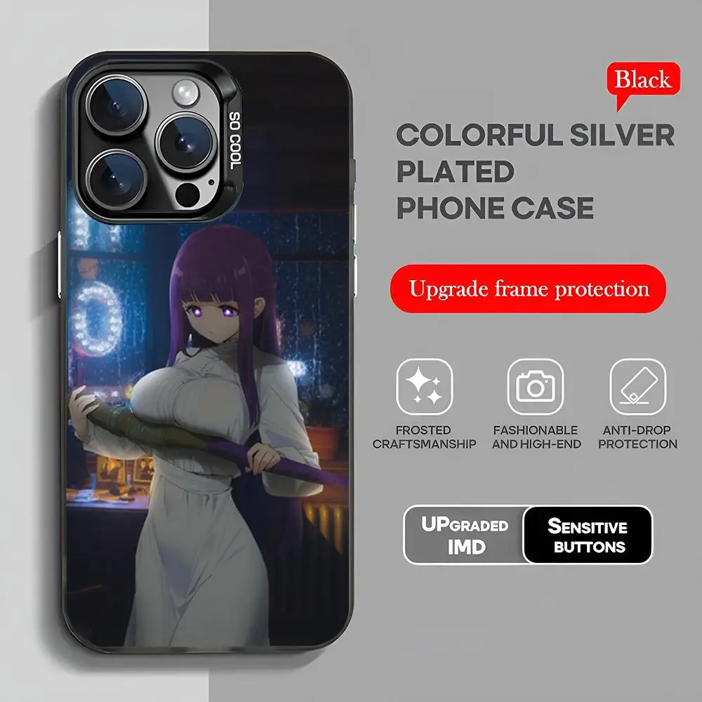 Anime Girls Fern Sousou No Frieren Phone Case Iphone 16 Pro Max Case Case For IPhone 16 15 Pro XR XS 7 8 Plus SE2024 Shockproof