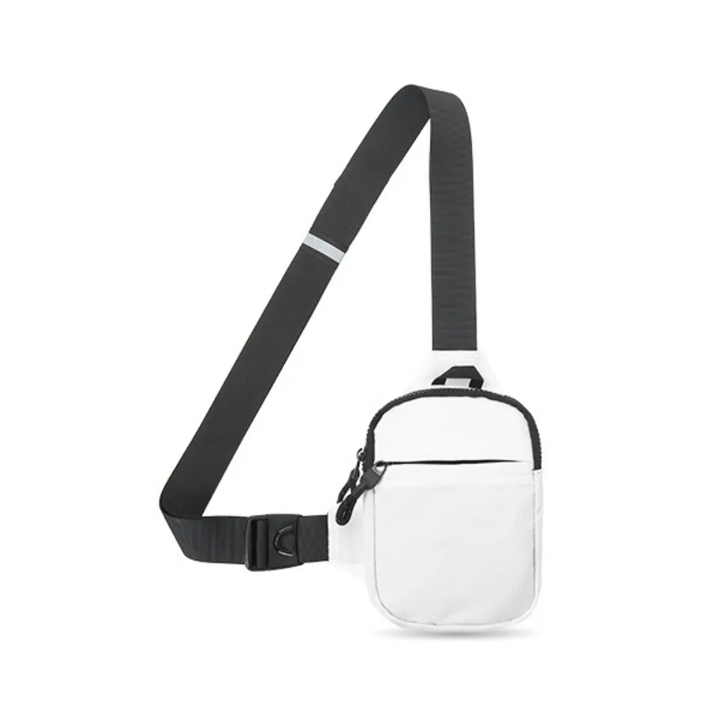 

Casual Waterproof Crossbody Slings Bag Oxford Unisex Mobile Phone Bag Portable Messengers Bag Running