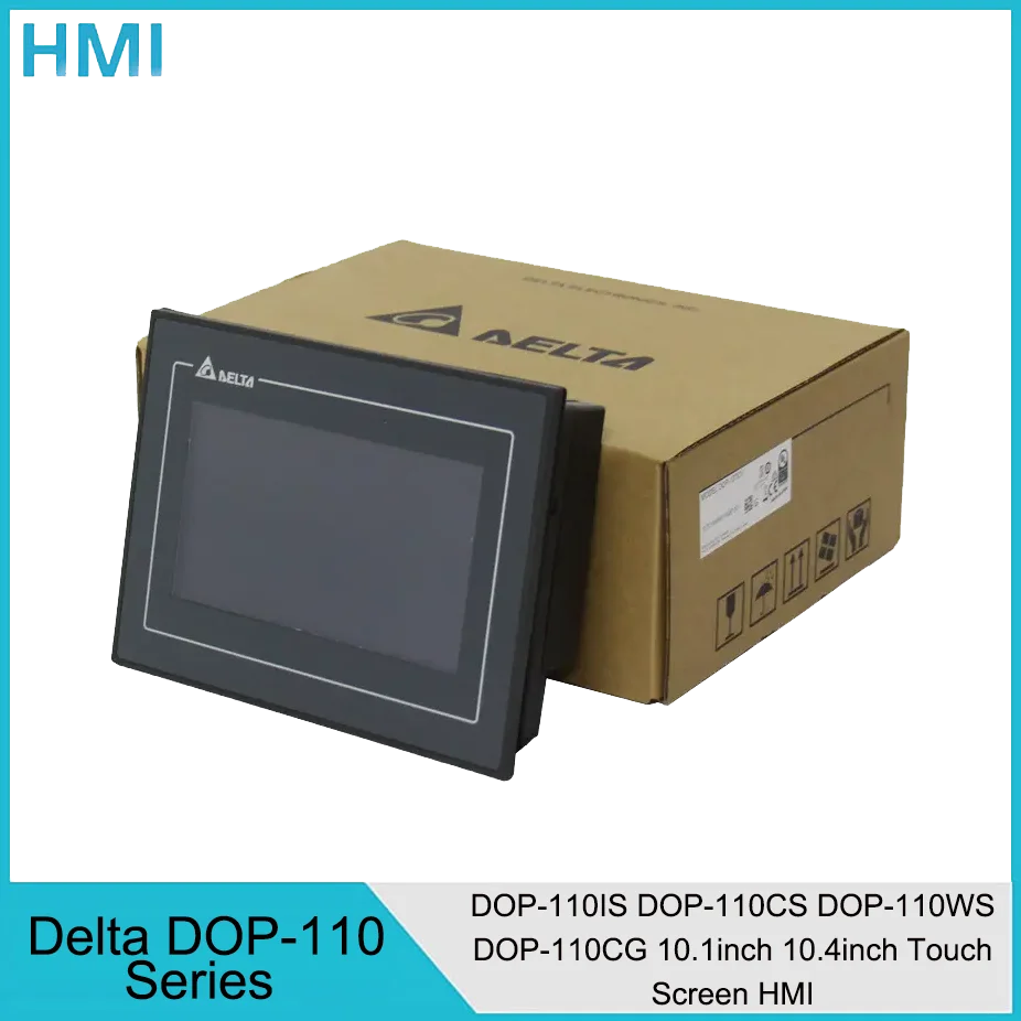 Delta DOP-110 Series DOP-110IS DOP-110CS DOP-110WS DOP-110CG 10.1inch 10.4inch Touch Screen original factory standard package