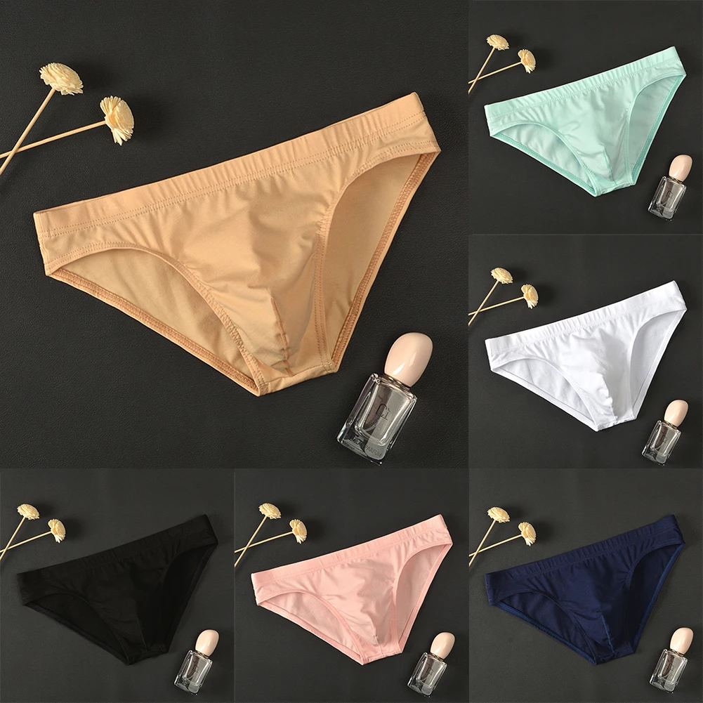 

Трусы, впитывающие пот, дышащие трусы с кармашком для комфортного сна, мужское нижнее белье, слегка эластичная ткань для ночного использования