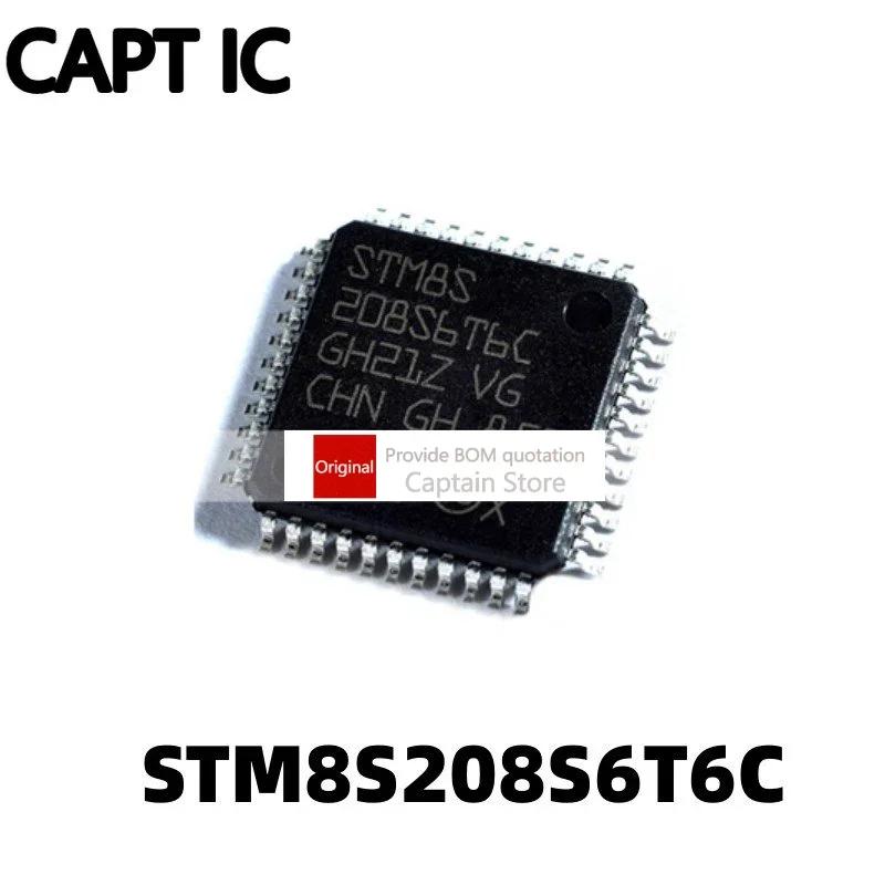 

5PCS STM8S208S6T6C ST chip