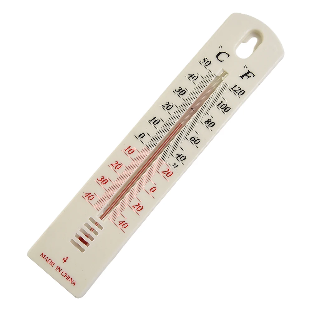 Precise Analog Thermometer for Room and Garden Fahrenheit and Celsius Readings Fade Resistant Easy Installation