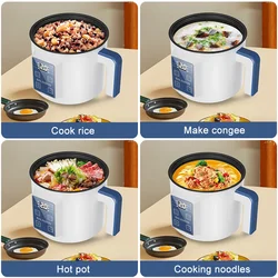 Mini Electric Rice Cooker Double Layer Multi Cooker Non-Stick Smart Single MultiCooker Steamed Rice Pot for Home Electric Cooker