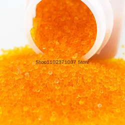 Orange Spherical Bulk Silica Gel For Desiccant Packets Litter Crystal