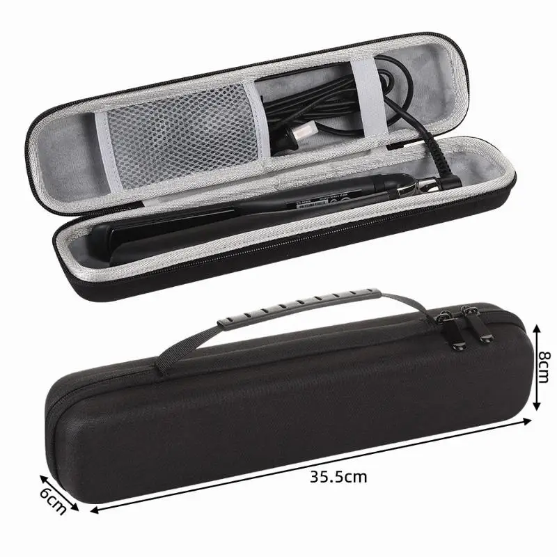 Portable EVA Hair Straightener Storage Bag Curling Iron Hair Rollers Storage Bag Waterproof Carrying Case Organizer Hair Tools