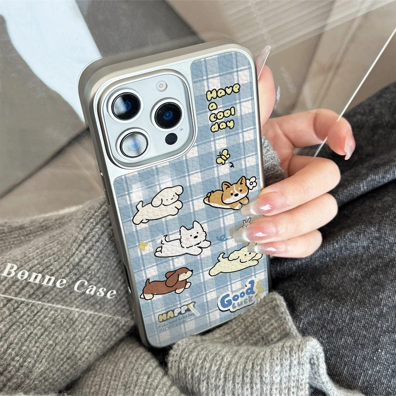 حافظة لهاتف آيفون 11/12/13/14/15/16/17 Pro Max AIR PLUS Epoxy مصنوعة من جلد البولي يوريثان الحراري