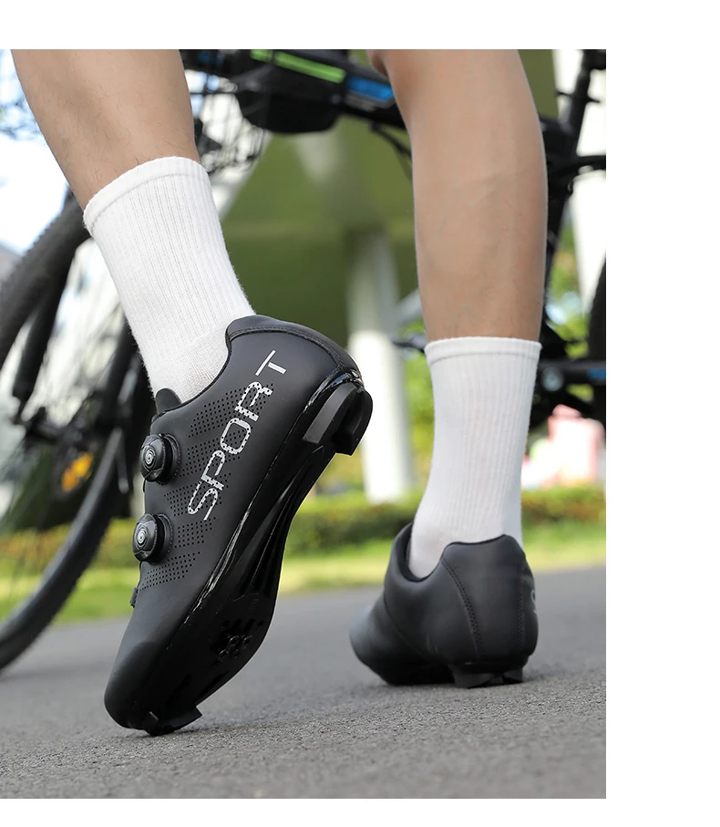 Atmungsaktive Fahrradschuhe für Herren und Damen, MTB-Schuhe, Trail-Mountainbike-Schuhe, Sport-Rennradschuhe, SPD-Pedal-Fahrradschuhe – Detail 28