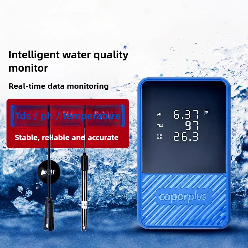 

Intelligent Water Quality Monitor Fish Tank TDS Inspection Pen PH Value Testing Instrument Thermometer Test Pen