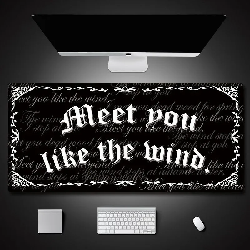 西海岸カルーセルフォントオフィスコンピューターマウスパッド大型ラバーXXLゲーミングマウスパッドゲーマーステッチデスクマットPCキーボードマット用