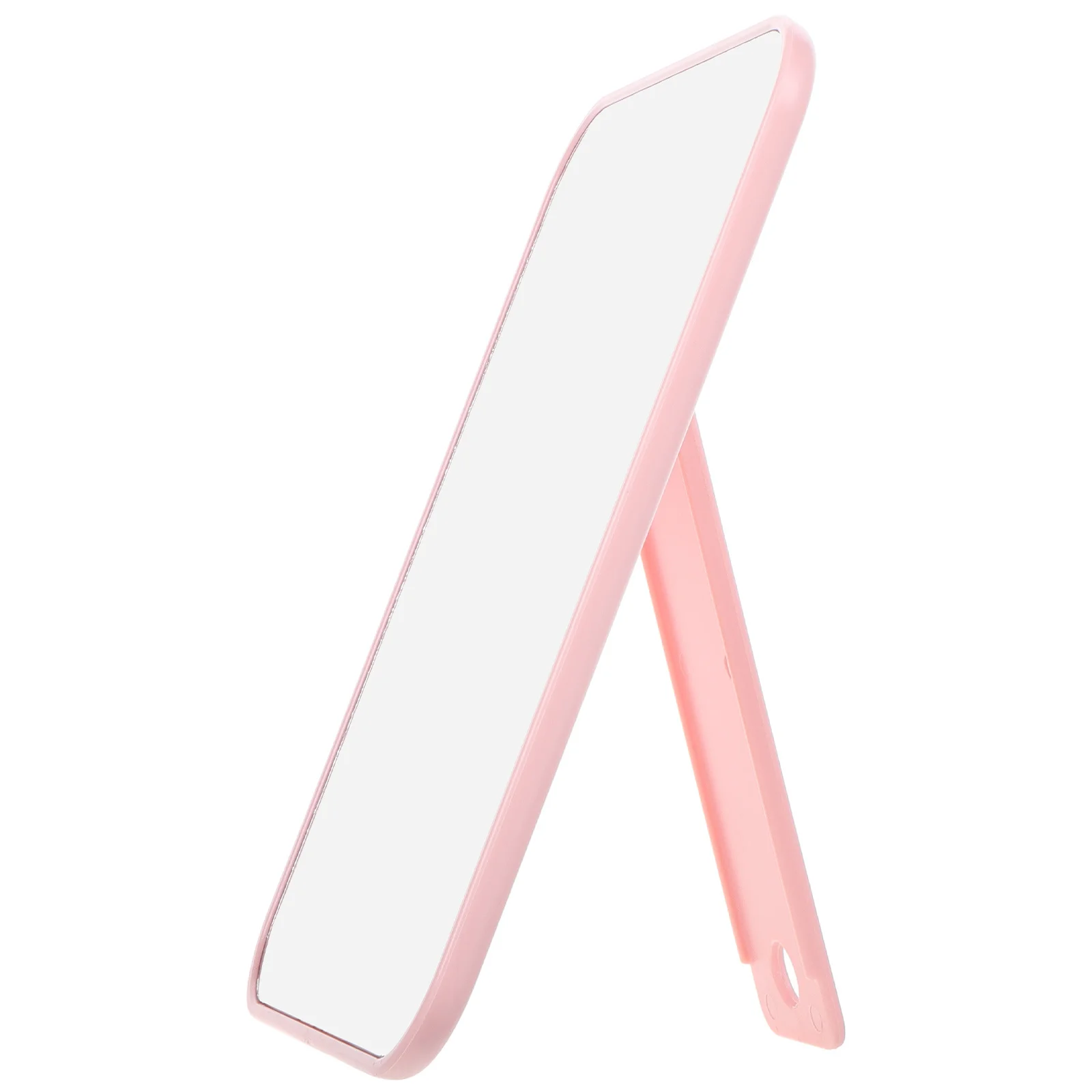 

Vanity Mirror Dorm Desk Makeup for Desktop Portable Pink Hand Mirrors with Handle