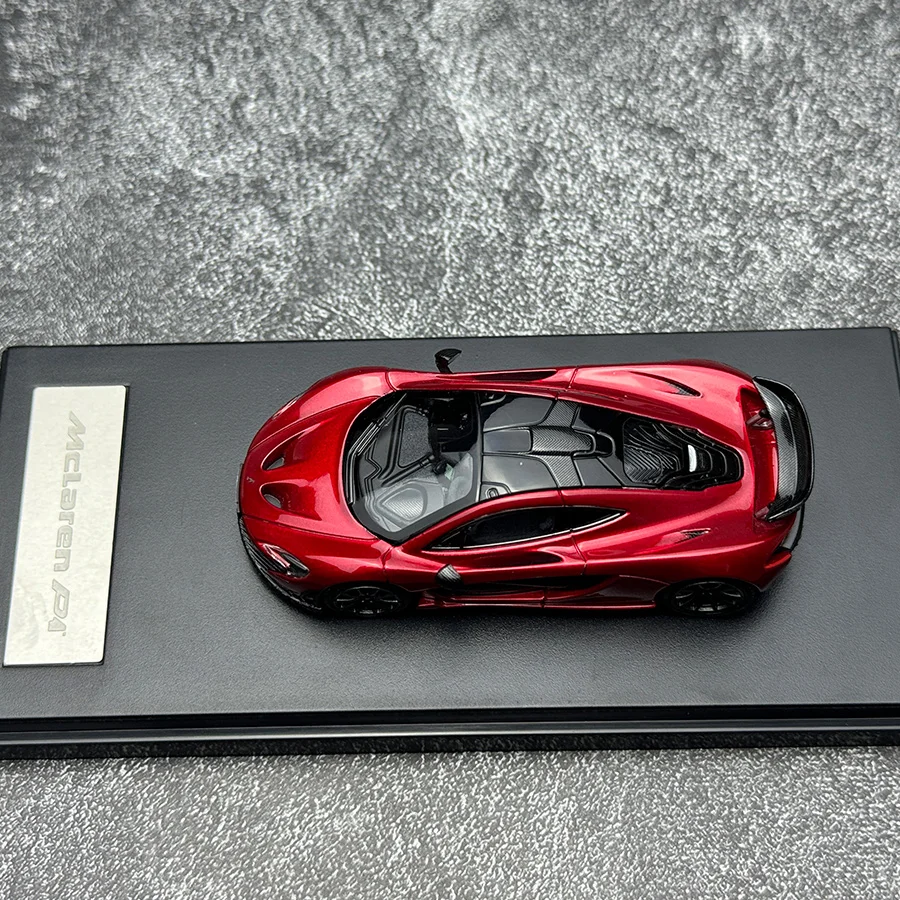 LCD Model Brand 1:64 McLaren P1 Sports car model Metal static ornaments Collect holiday gifts for friends