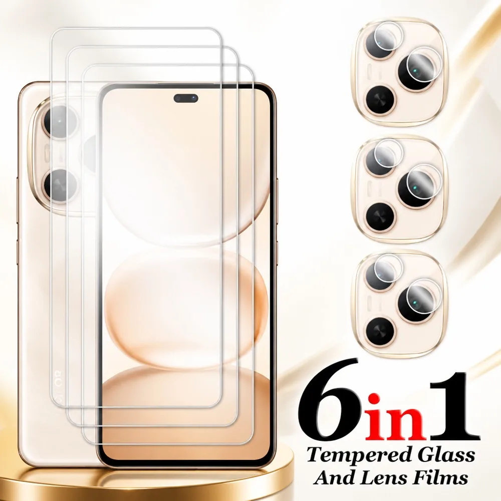 3+3 Stück Panzerglas für Honor 400 400 Lite 400 Smart Kameraobjektiv Displayschutz für Honor 400 Smart 4G 400 (China) HD