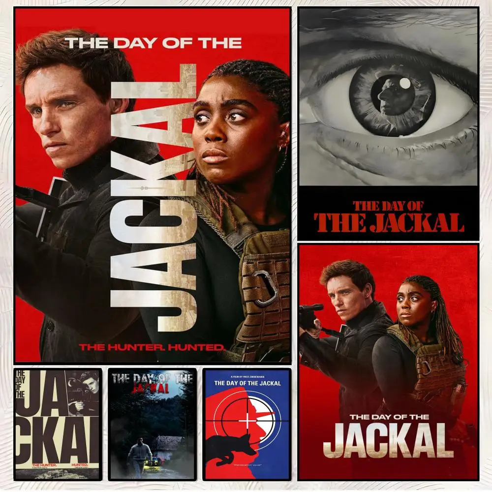 ملصق فيلم The Day of The J-Jackal جداري لاصق مقاوم للماء لغرفة المعيشة وغرفة النوم والديكور الجمالي