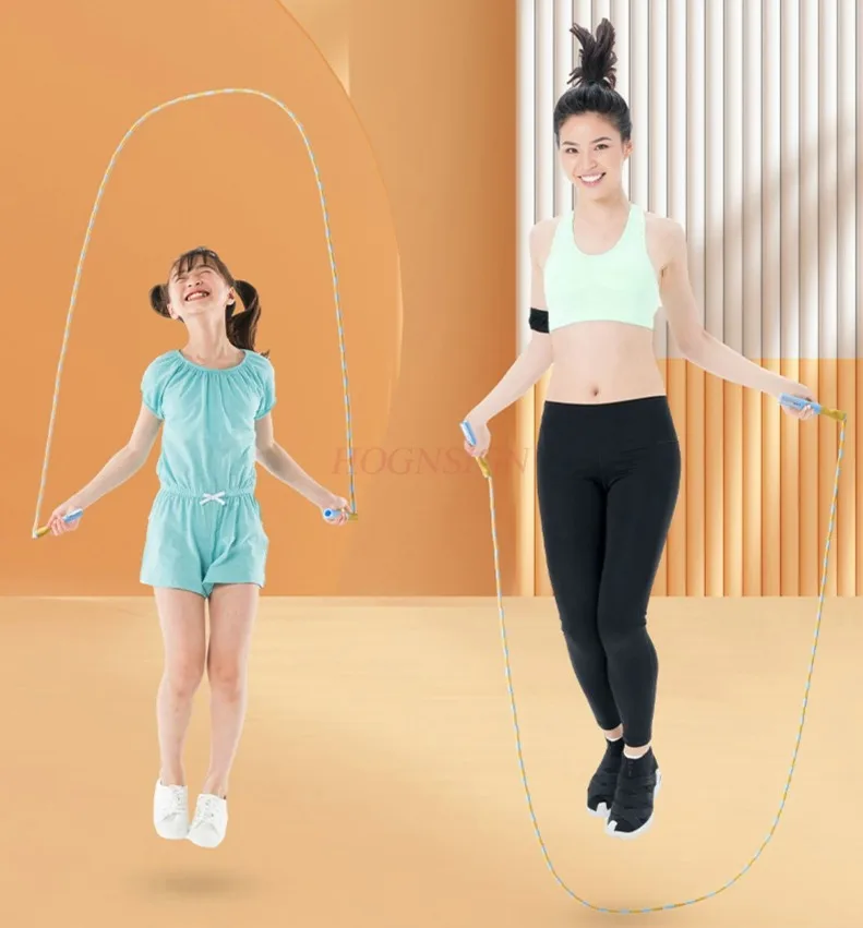 Bamboe springtouw voor kinderen, een fitnesstouw voor beginners