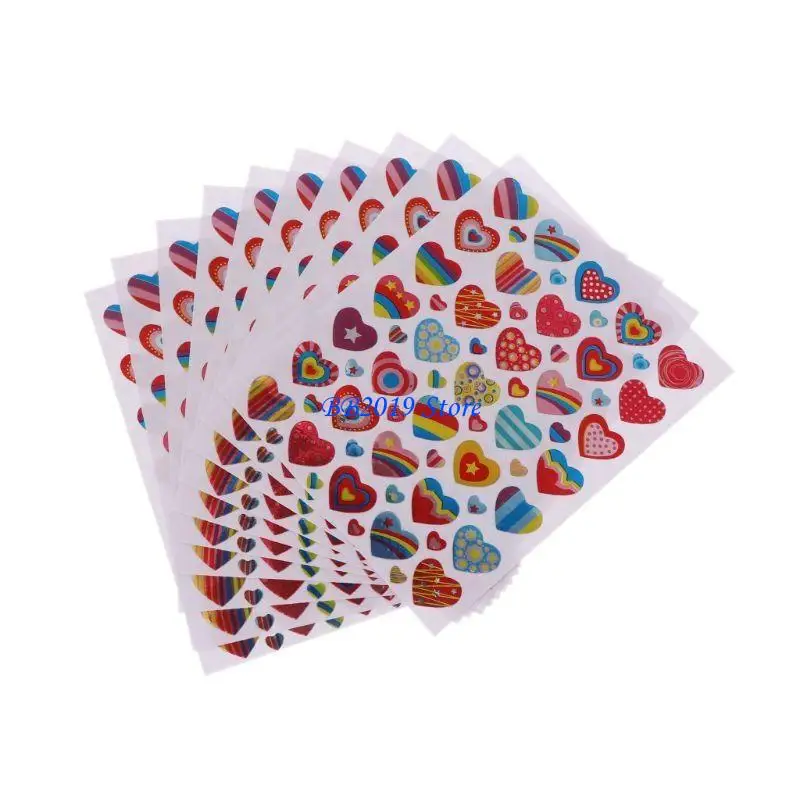 Q0KB 10조각 교실 스티커 소녀 소년을 위한 학교 장식 보상 스티커