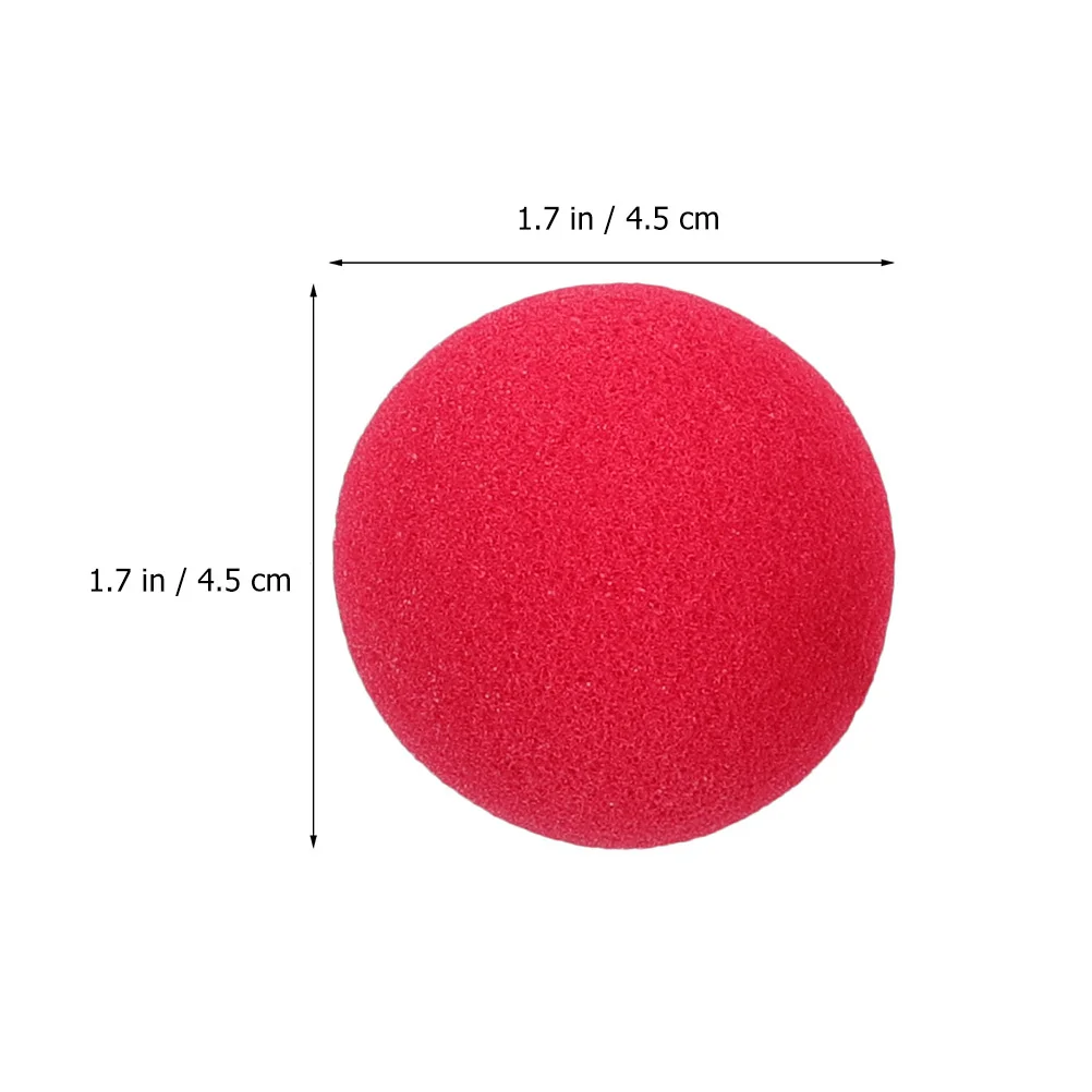 100 pezzi naso in spugna da clown espandibile grassoccio indossabile per il carnevale vestire circo festa divertente puntello decorativo naso in spugna da clown