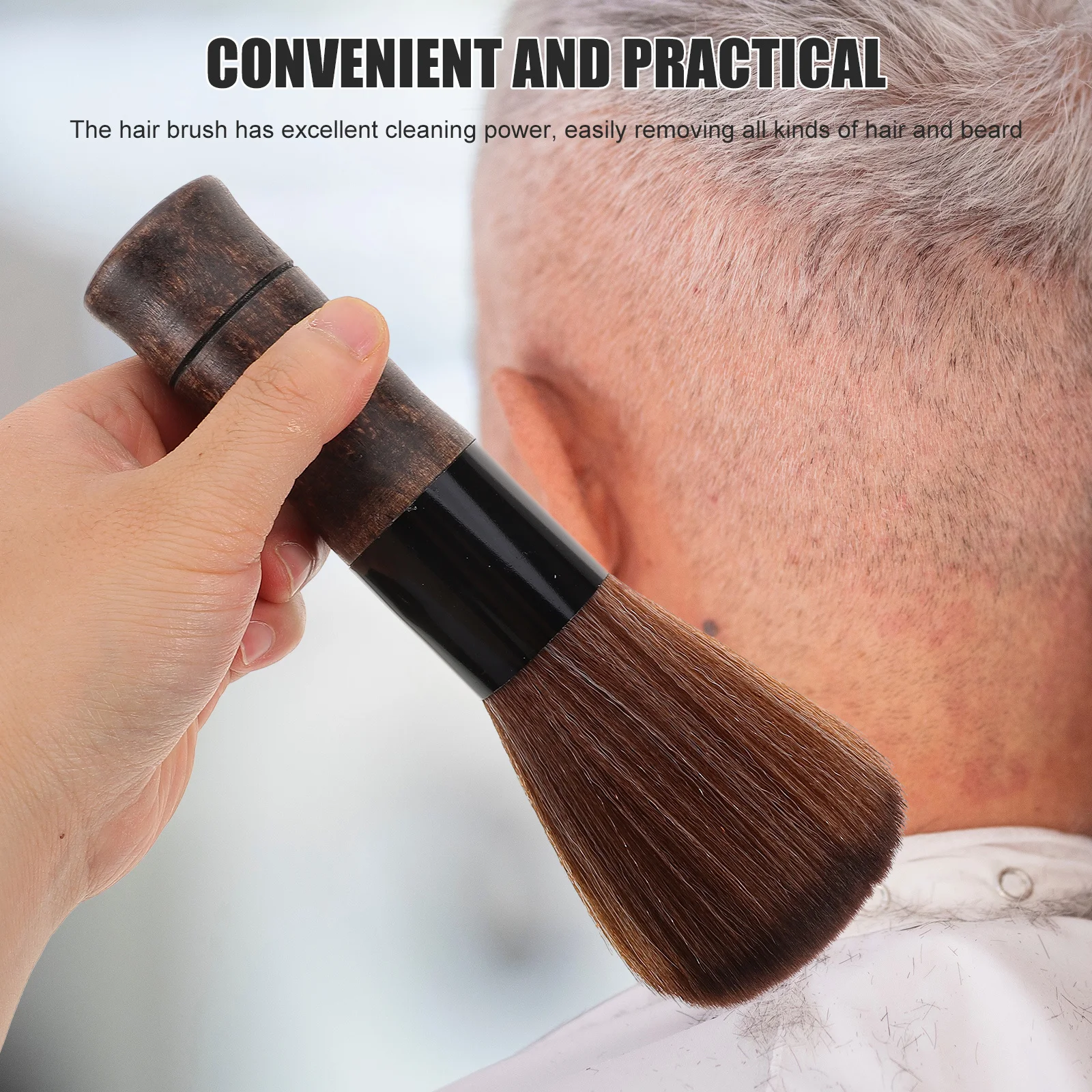 

Small Beard Men Bristle Beard Grooming Hair Brush Portable Mustache Grooming Tool Hair Cleaning Brush Barber Supplies