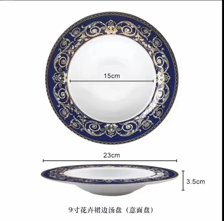 Full Tableware of Plates Table Cutlery New Bone China Coffee Cup Zero Waste Plate Dinnerware Set Kitchen Device Sets Gift