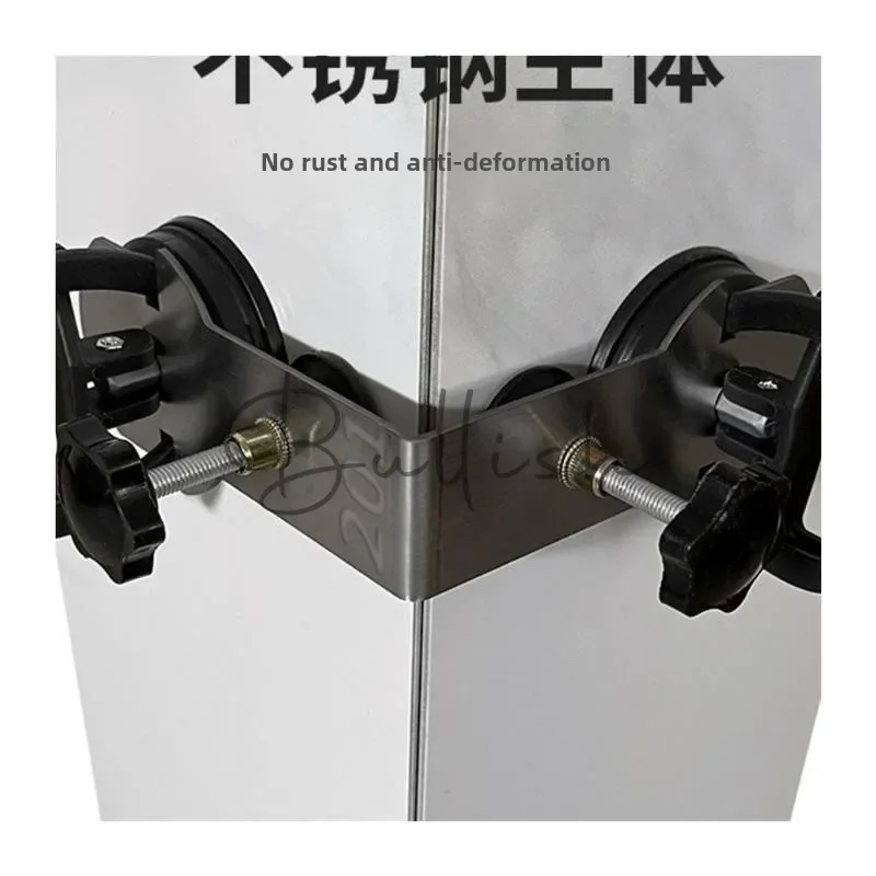 Large slab splicing adjustment setting fish tank 90 degrees right angle fixed tensioning suction cup tile marble