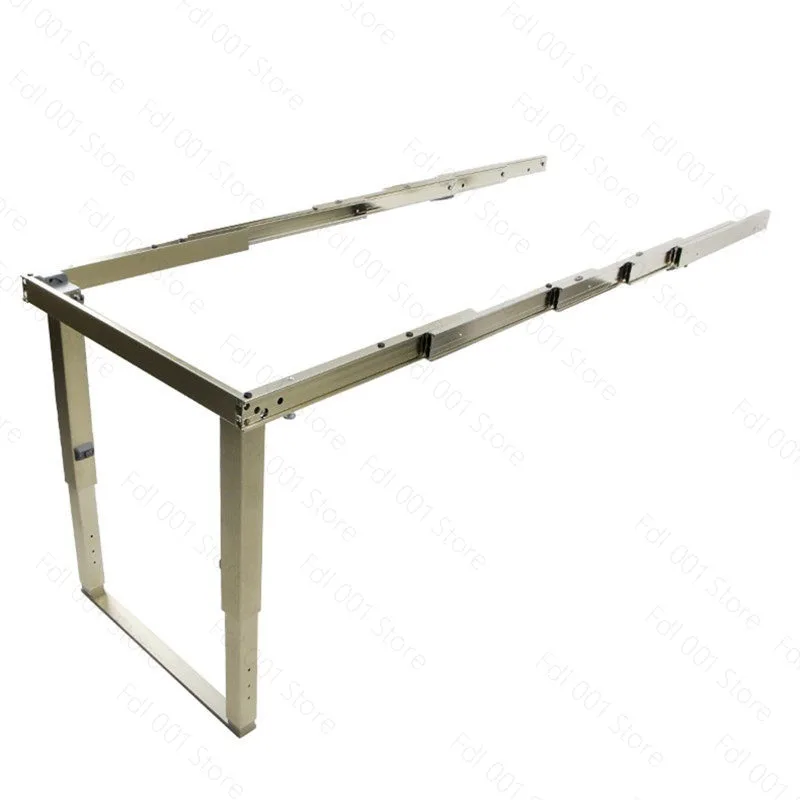 NEW Multi-Section Hidden Table Slideway Multi-functional Pulling Folding Dining Table Retractable Rail Flat Push With Feet Track