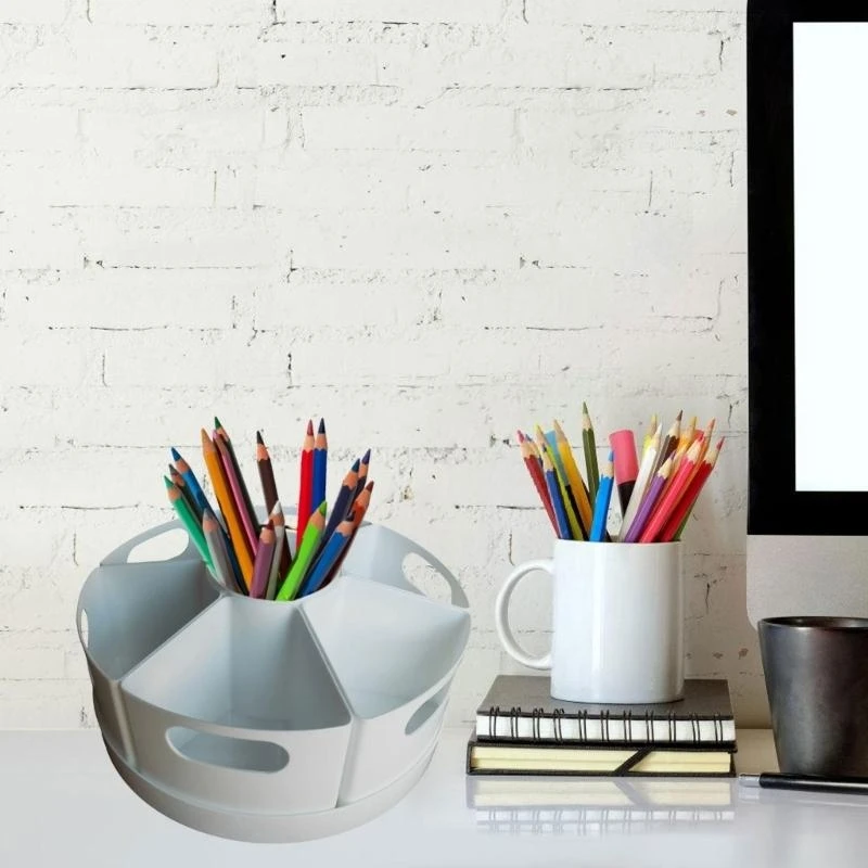 090F Вращающийся на стол ручки организаторы.