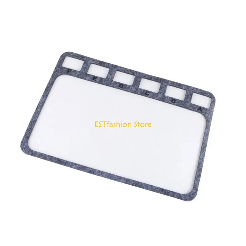 Y5GC Bead Workstation Soft Flocking Bead Pad Beadwork Accessories Jewelry Making Tool