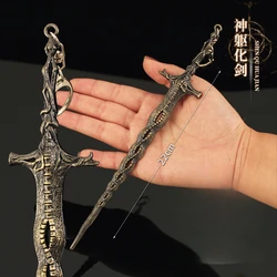 22cm Sacred Relic Sword Kami No Iken Goden Order Japanese Game Peripheral Samurai Sword Model Keychains Ornaments Crafts Toys