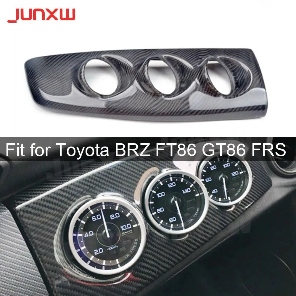 

Carbon Fiber Dash Mount Gauge Pod Body Kit Tuning for Toyota BRZ FT86 GT86 FRS LHD Racing Interior Trim Car Styling FRP