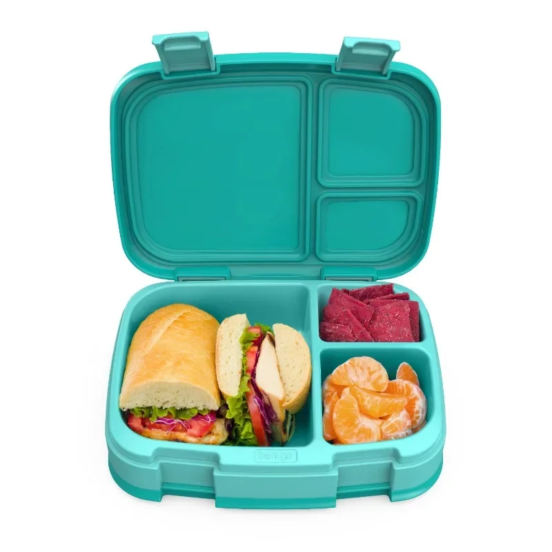

Tool Fresh, Leak-Proof, Versatile 4-Compartment Bento-Style Lunch Box with Removable Divider, Portion-Controlled Meals