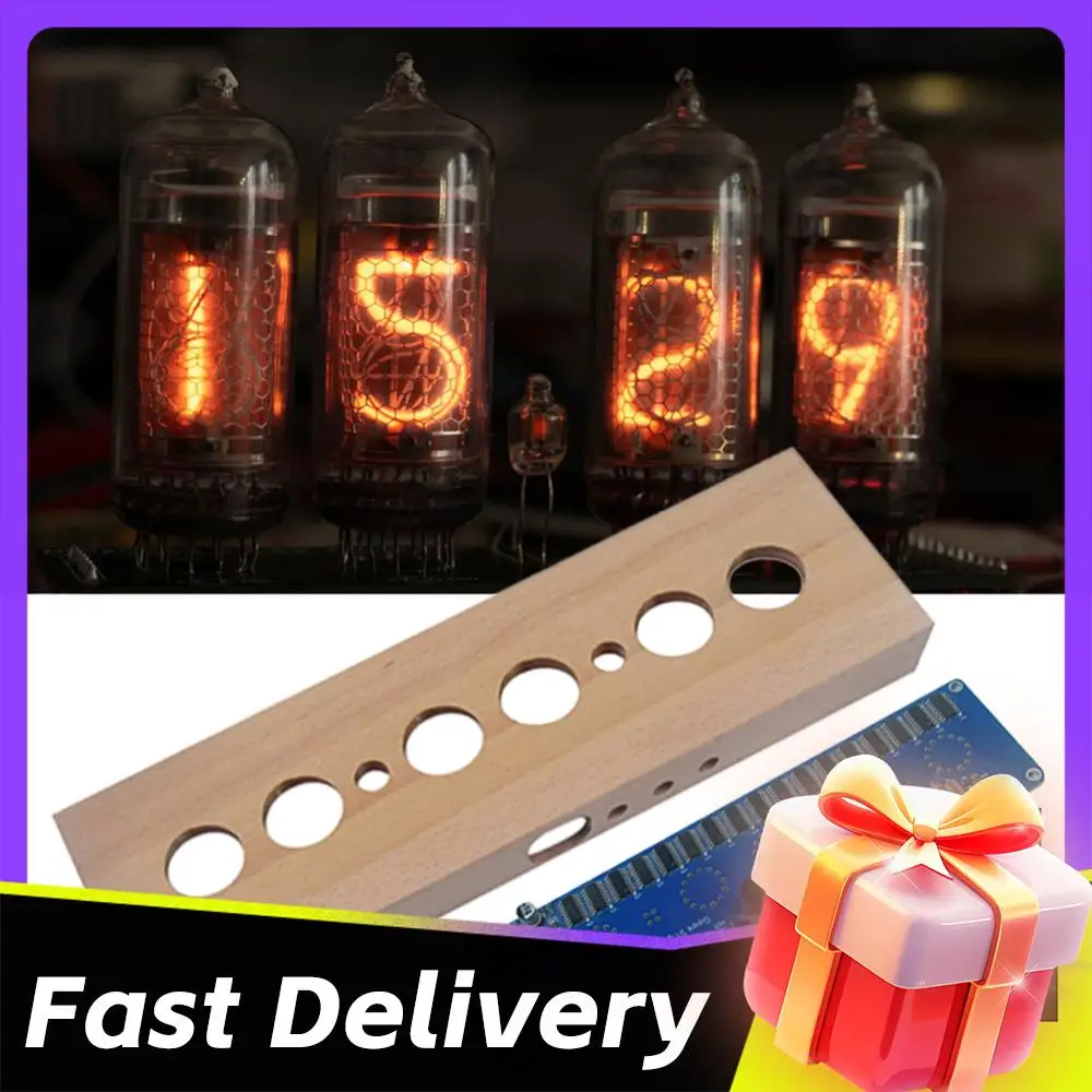 

Набор для сборки цифровых часов IN14 Glow Tube DIY (светодиодные часы) на лампах Nixie, 12В 1А, электронный DIY-набор для домашнего декора