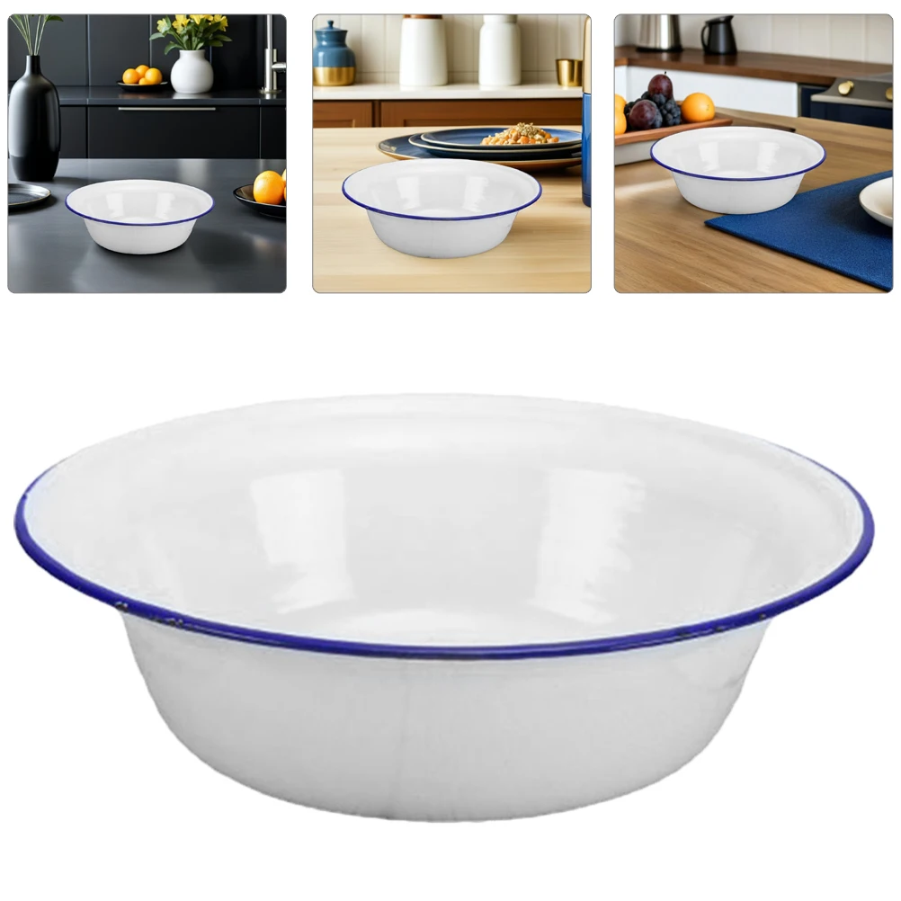 خمر المينا أطباق الفاكهة ، حوض سلطة ، عملية المنزلية بالمينا ، تخزين الحساء العملي ، ديكور المطبخ ، الحنين