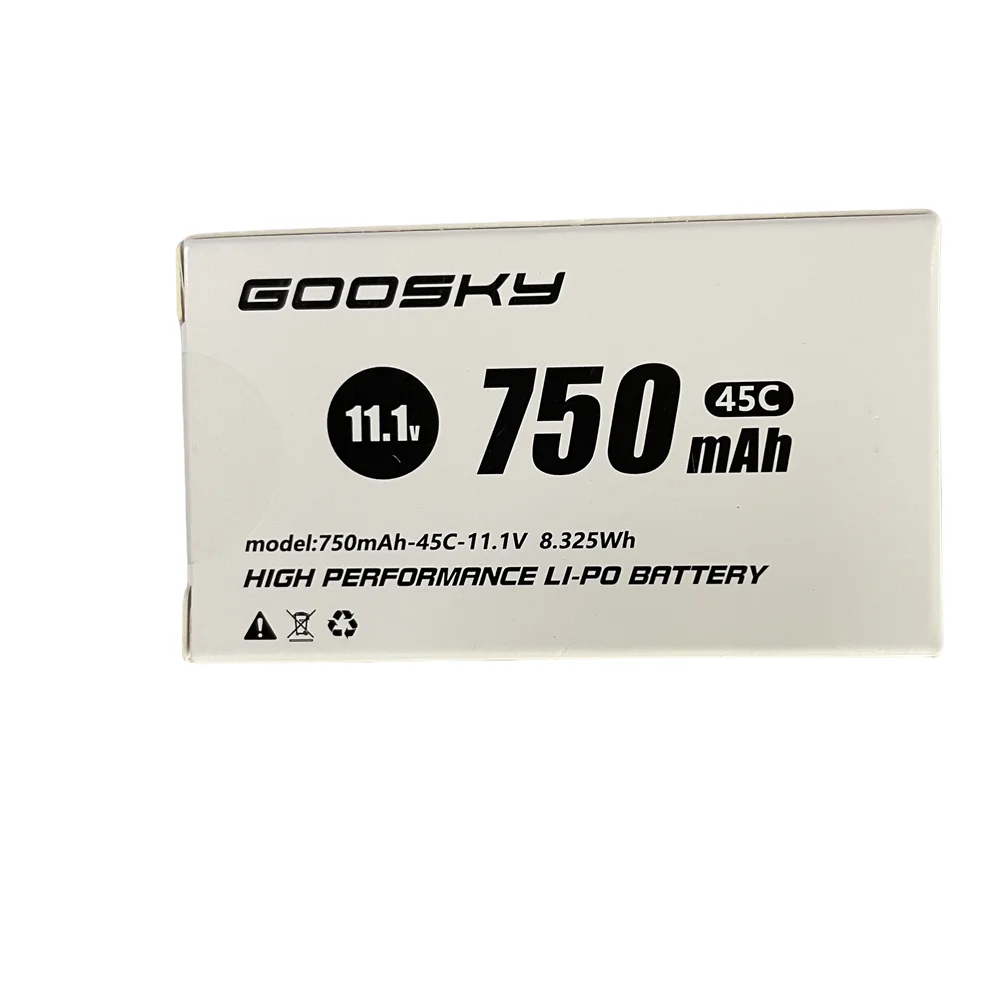 Bateria Lipo 750 mAh do GOOSKY S2 6CH 3D RC Helicopter Części zamienne Akcesoria